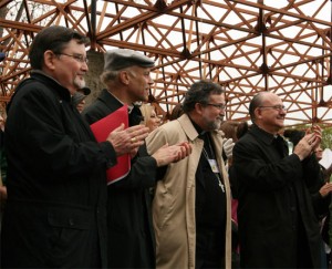 Bishops Justice, Cordileone, Soto, and del Riego at the Walk a few years back.
