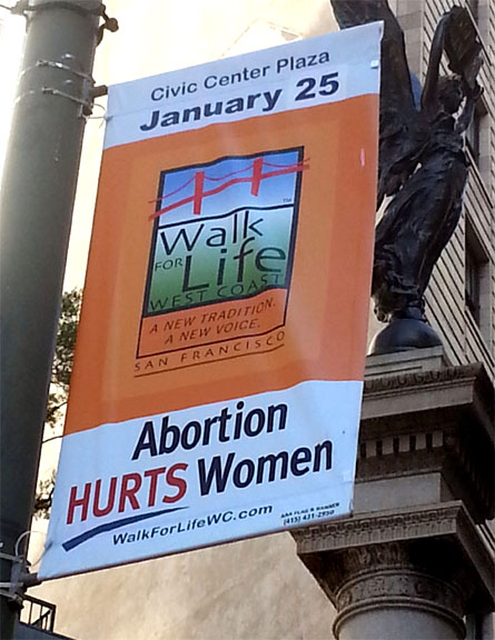 2014 Walk For Life West Coast banner